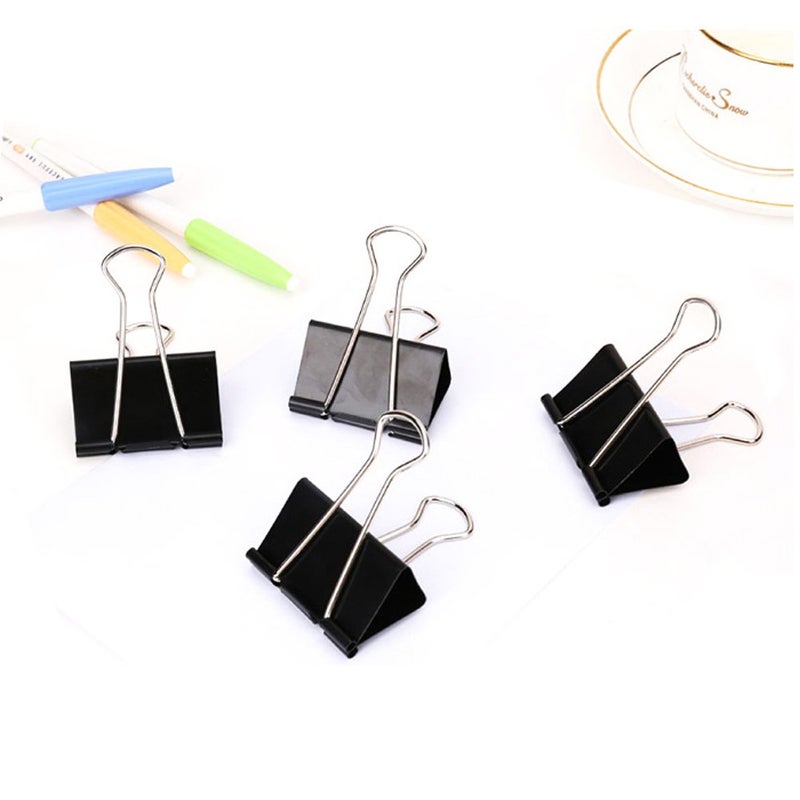 DSTELIN Coofficer Extra Large Binder Clips 2-Inch (24 Pack)  Big Paper Clamps for Office Supplies  Black - Image 3